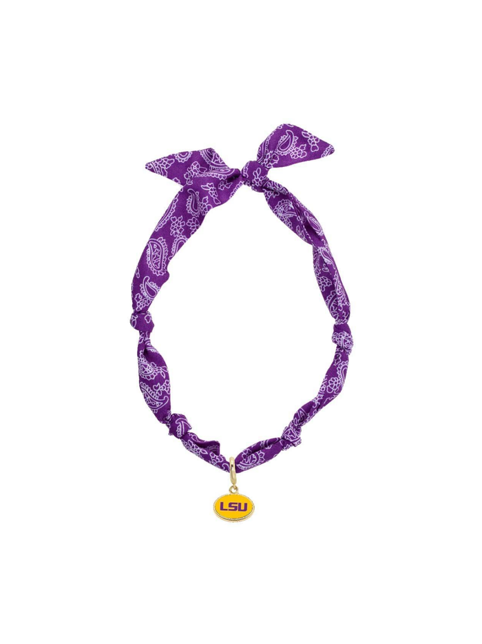 LSU Scarf Necklace
