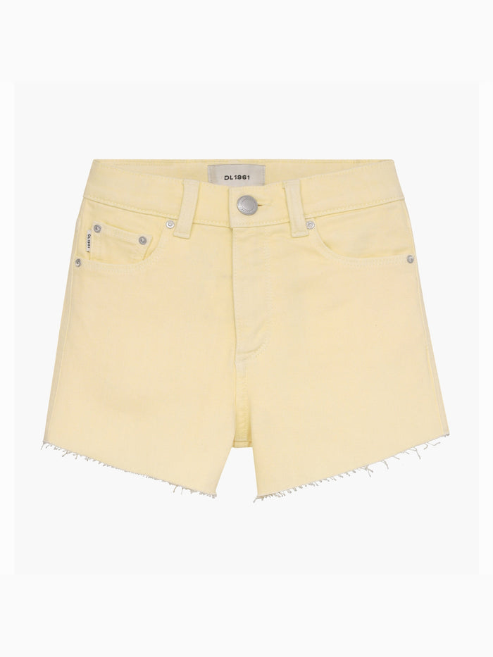 Lucy Denim Shorts - Yellow