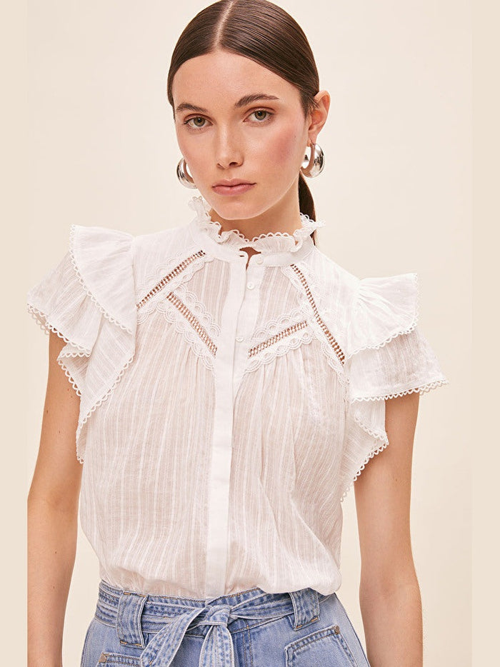 Ludy Top - Blanc Casse