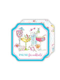Mahjong Cocktails Pause For Cocktails Ticket Coasters