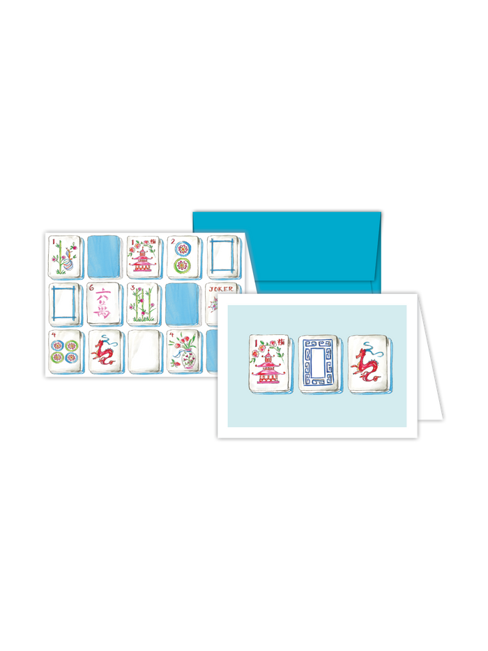 Mahjong Tile Stationery Notes