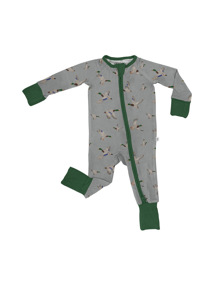 Mallards /  Ducks - Convertible Zip PJs
