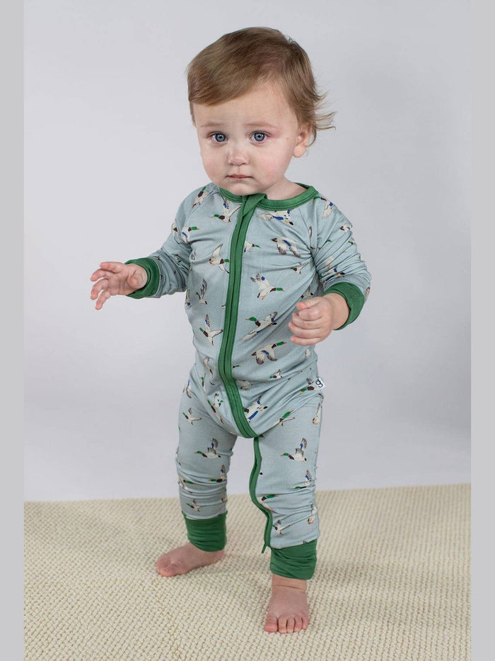 Mallards /  Ducks - Convertible Zip PJs