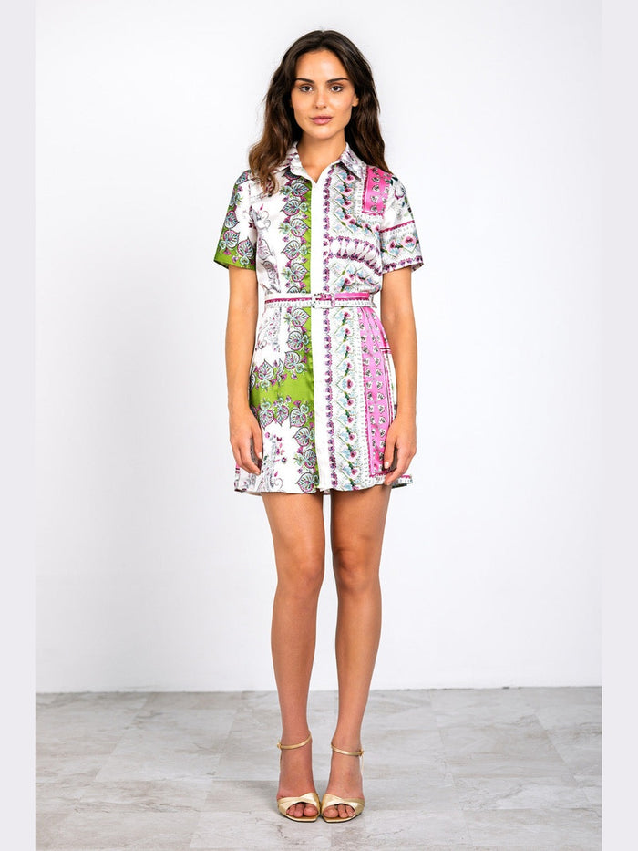 Marlee Dress Pink Combo