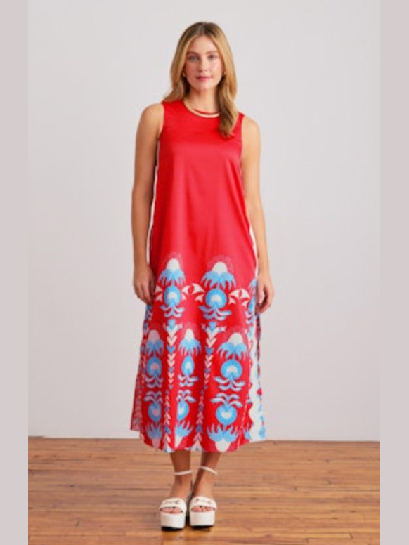 Marlo Dress - Red Thistle