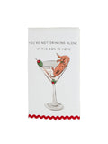 "Martini Dog" Towel