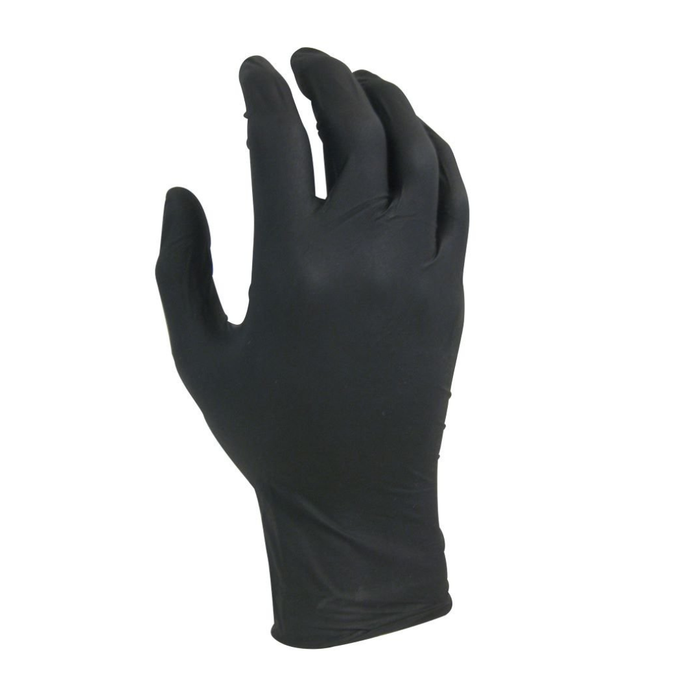 Maxisafe Black Shield Heavy Duty Nitrile Gloves Large 100/pack