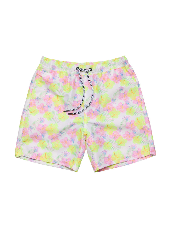 MENS ALOHA VACAY RECYCLED SWIM SHORT