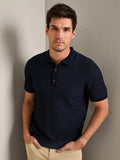 Mercer Knit Polo - True Navy