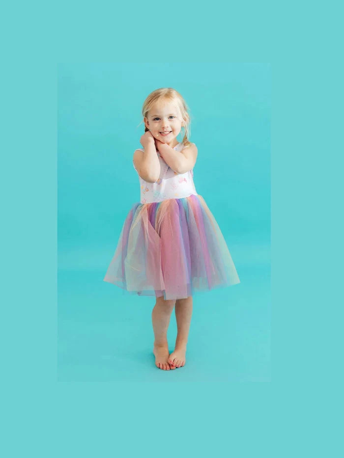 Mermaid Sparkle Tank Tutu Dress
