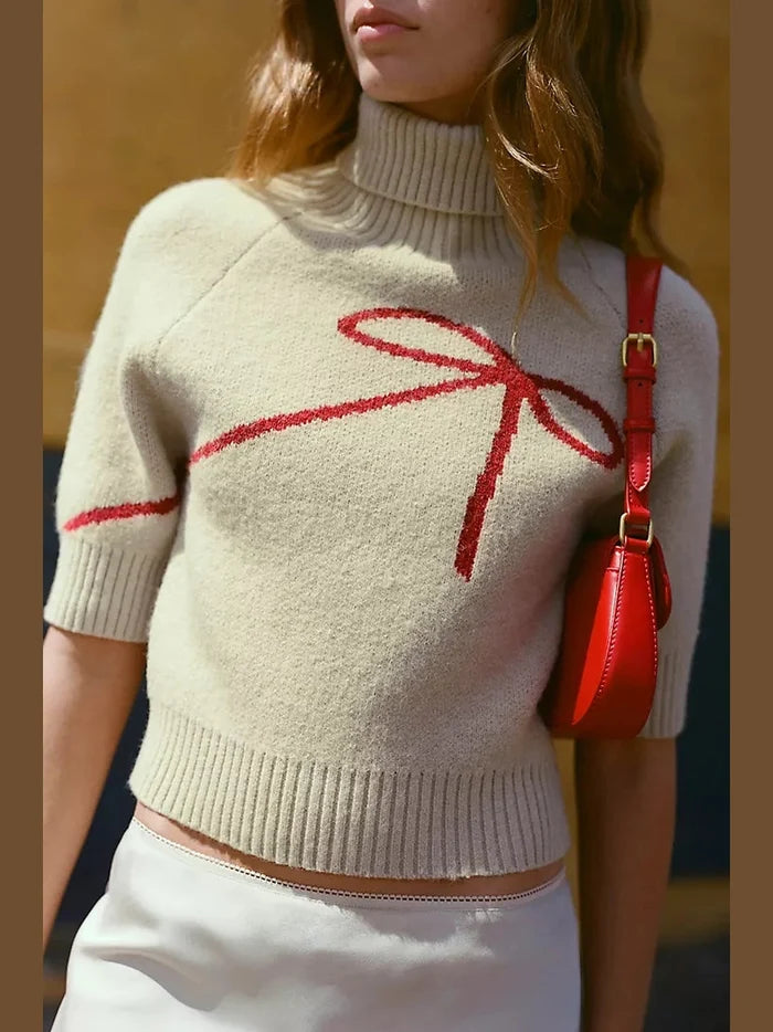 Merrill Bow Sweater - Elegant & Cozy with a Stylish Twist