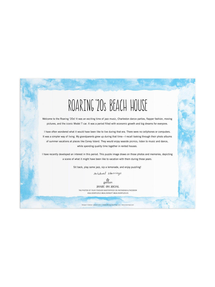 Michael Storrings Roaring 20s Beach House 1000 Piece Puzzle