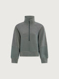 Milano Half Zip Sweat 2.0 - Ponderosa Pine/Pristine