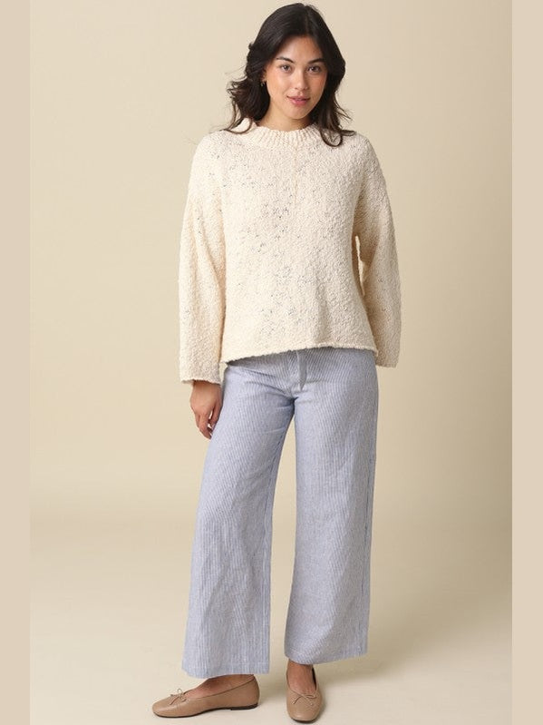 Milia Striped Tie-Waisted Pants