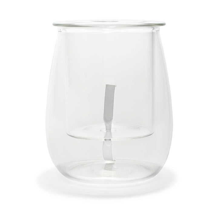 Mini Glass Self-Watering Pot