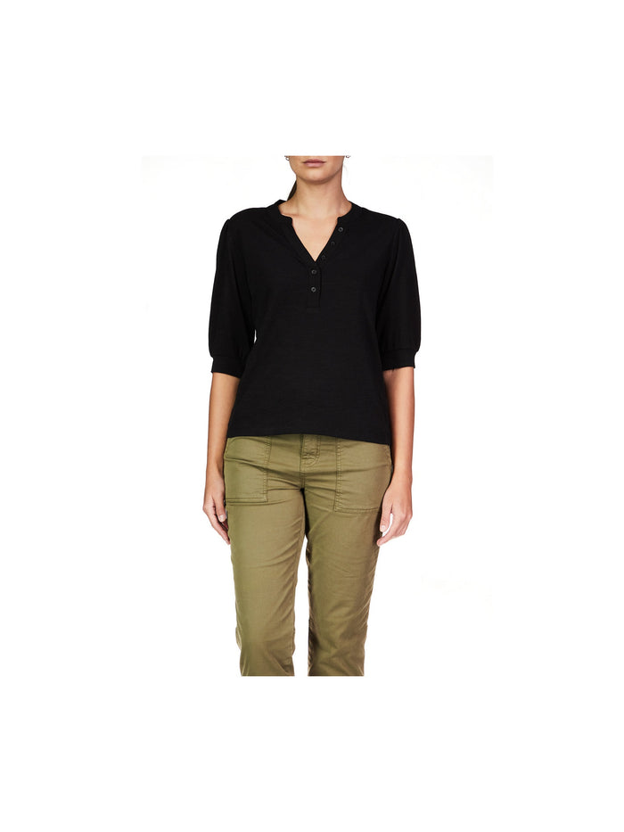 Mix Media Tee - Black