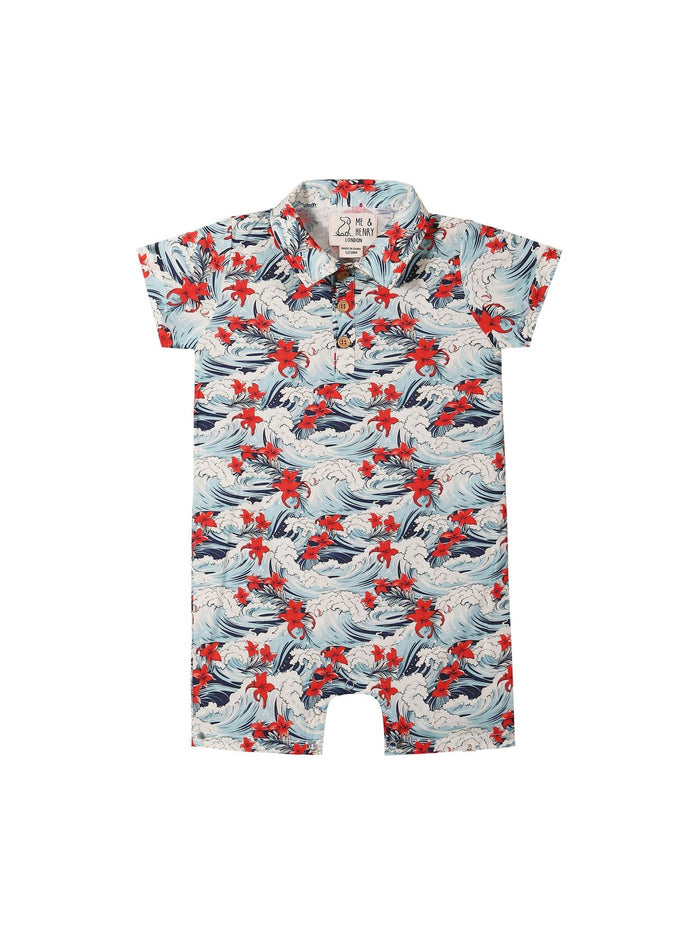 Molokai Hawaiian Waves Romper