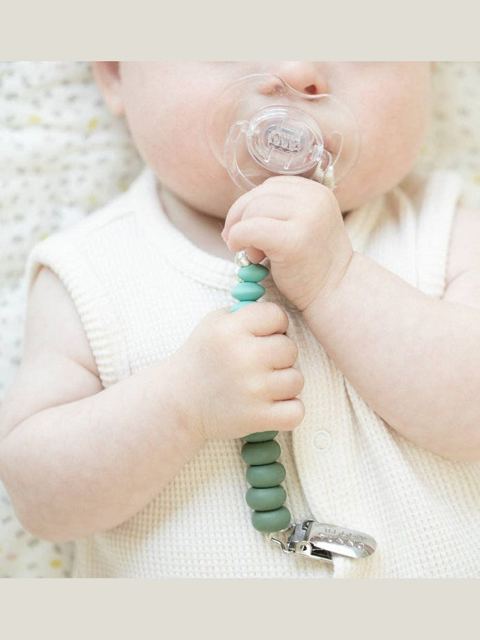 Moss Pacifier Clip