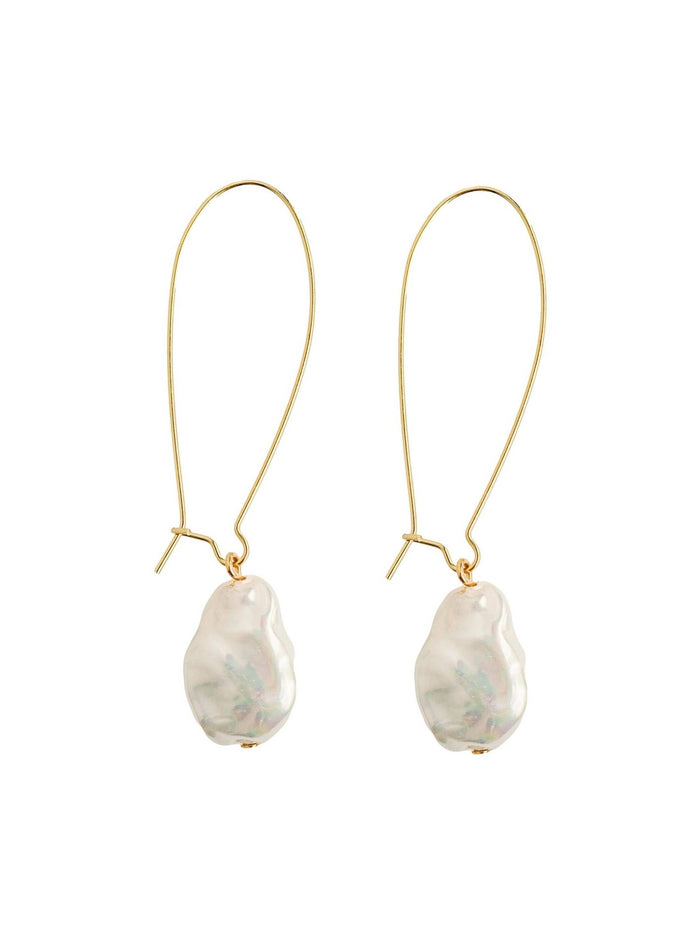 Natural Pearl Minimalist Threader Earrings