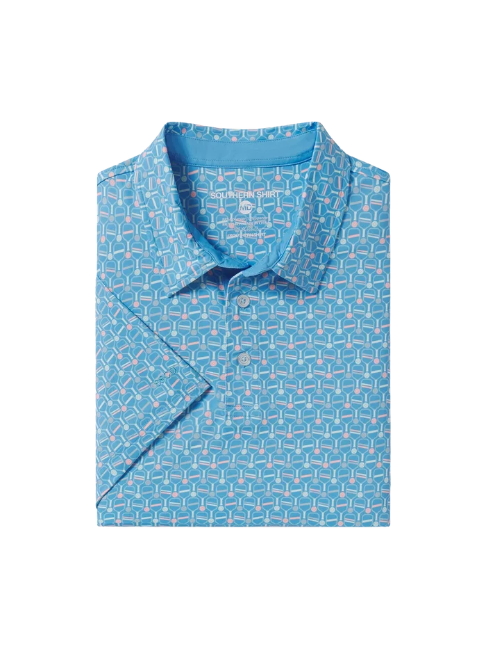 Net Gains Printed Polo