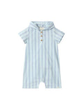 Newlyn hooded Chambray Romper