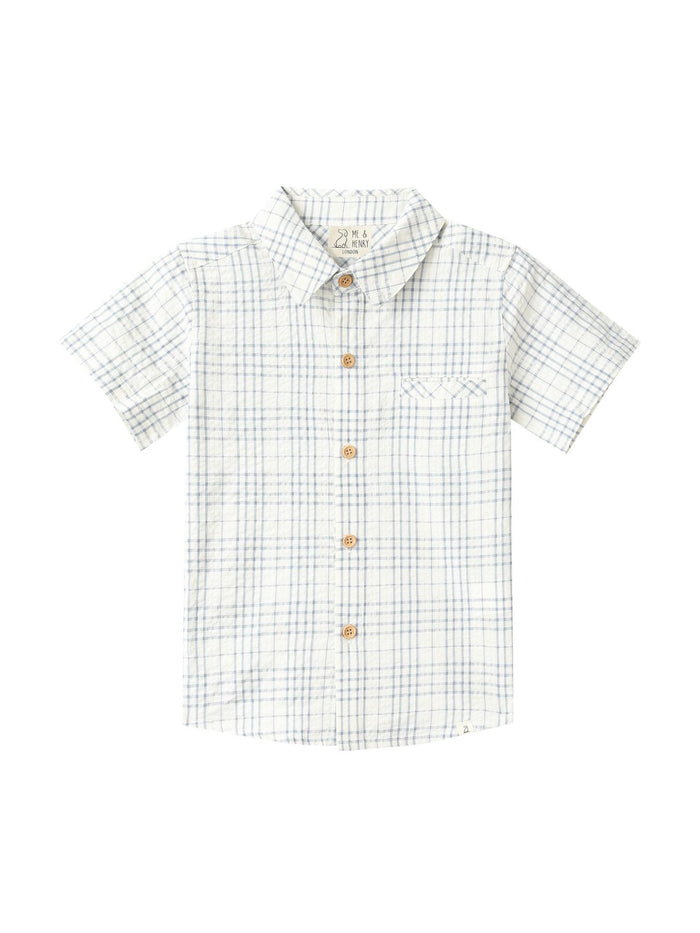 Newport Woven Plaid Button Down