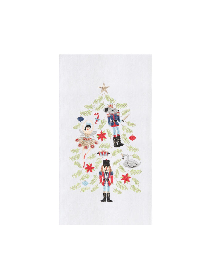 Nutcrackers Christmas Tree Towel