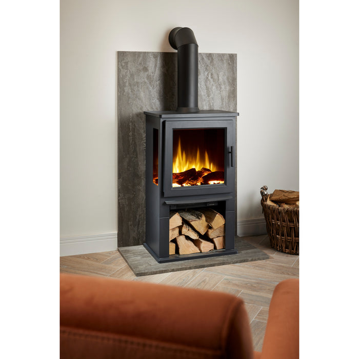 Naples Electric Stove – Realistic Log Effect & LED Flames | Firetti by OER Electric Fire-Twilight Fires