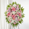 Offering Solace Standing Spray – BUEHLER'S FLORAL, Wooster OH