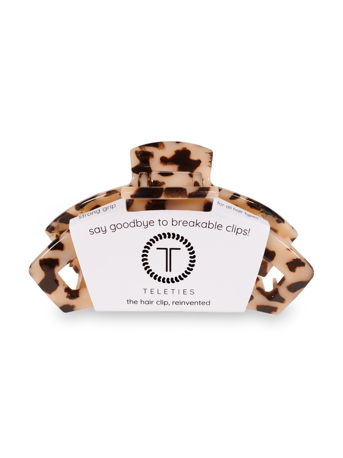 Open Hair Clip | Medium | Blonde Tortoise
