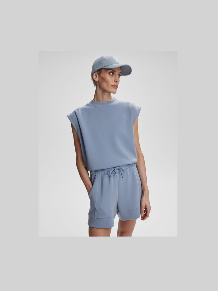 Otis Sleeveless Sweat - Rain Blue