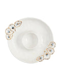 Oyster Chip and Dip Bowl Set