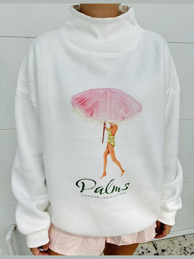 Palms Mockneck Sweatshirt