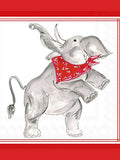 Paper Cocktail Napkin 20 Ct Red Elephant Hometown Pride