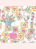 Paper Cocktail Napkins 20 Ct Mahjong Allover Rosanne Beck