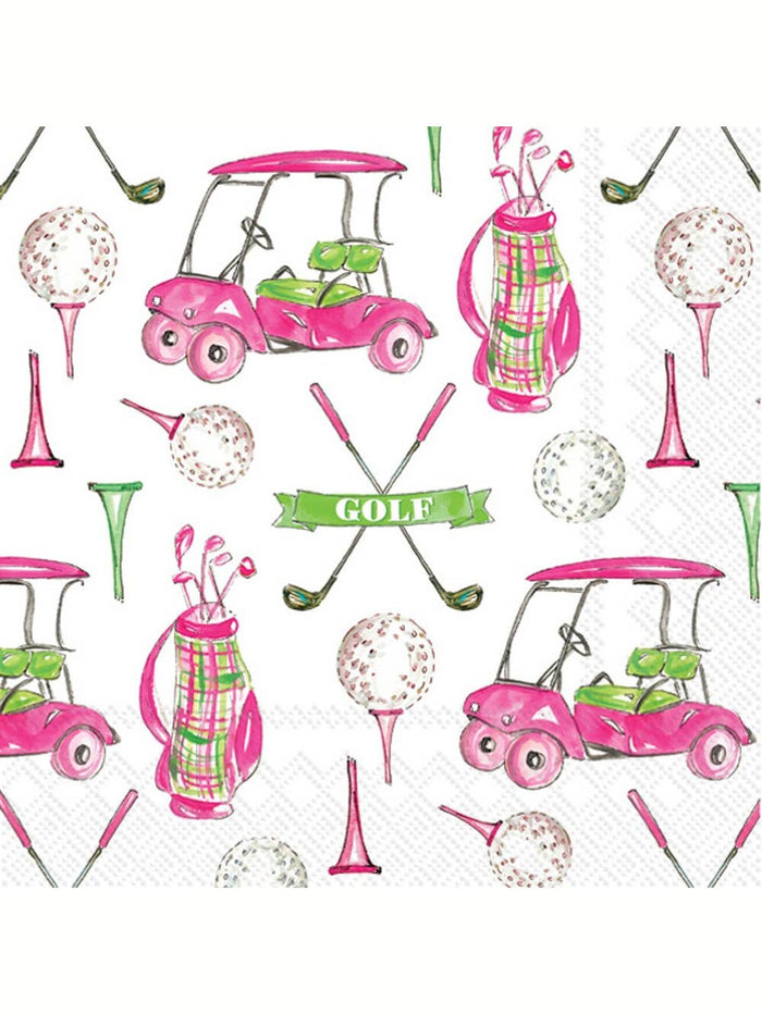 Paper Cocktail Napkins Pack of 20 Rosanne Beck Girly Golf