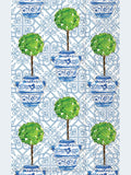 Paper Guest Towels 16 count Blue Topiary