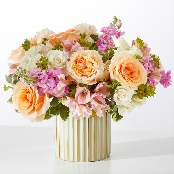 Paradise Bouquet with Ivory Vase – BUEHLER'S FLORAL, Wooster OH