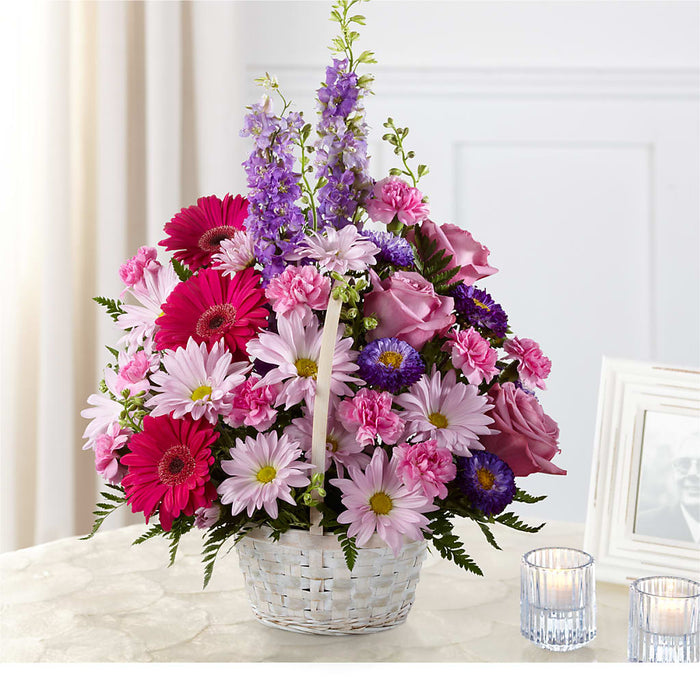 Pastel Peace Basket – BUEHLER'S FLORAL, Wooster OH