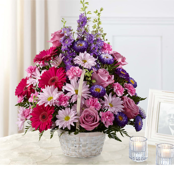 Pastel Peace Basket – BUEHLER'S FLORAL, Wooster OH