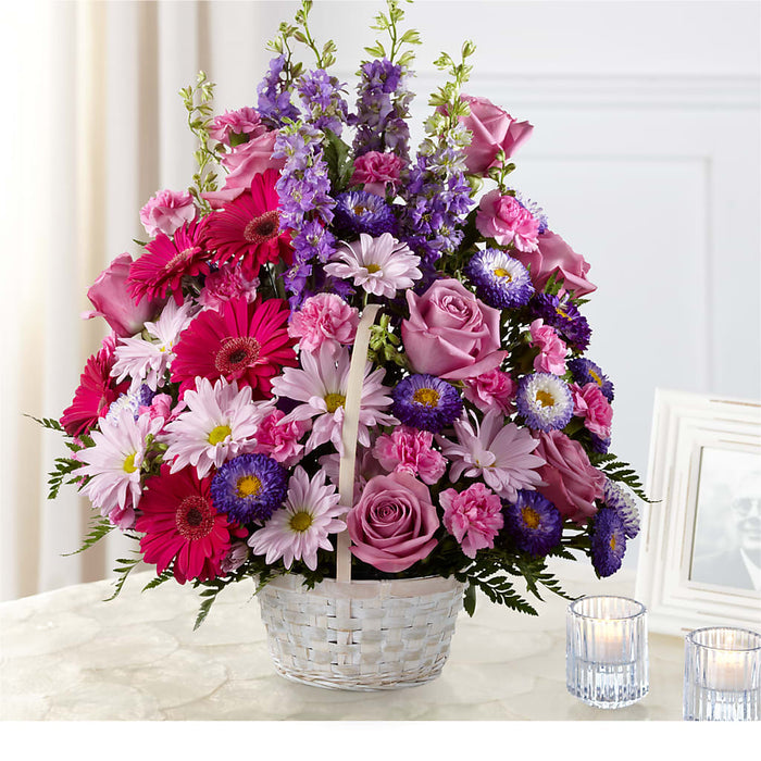 Pastel Peace Basket – BUEHLER'S FLORAL, Wooster OH