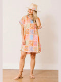 Patchwork Palm Cove Cover-Up