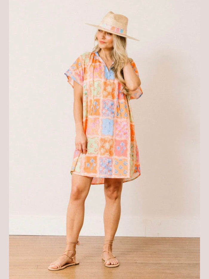 Patchwork Palm Cove Cover-Up