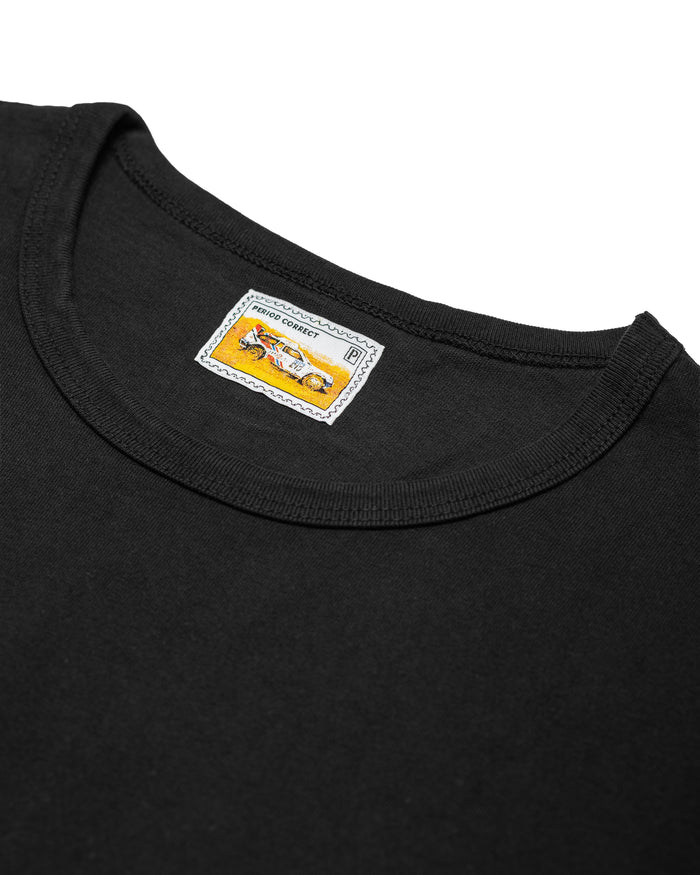 P.C. CAP COLLAR TEE - CORSA BLACK