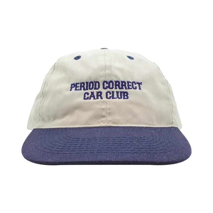 P.C. CAR CLUB HAT SILVER/NAVY