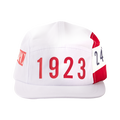 P.C. x 24H 5-PANEL NYLON HAT RED / BLACK