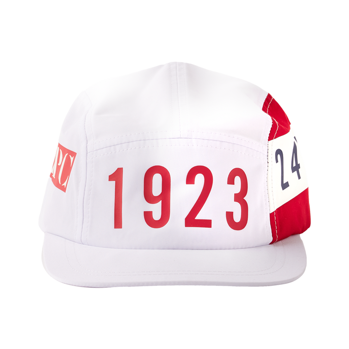 P.C. x 24H 5-PANEL NYLON HAT RED / BLACK