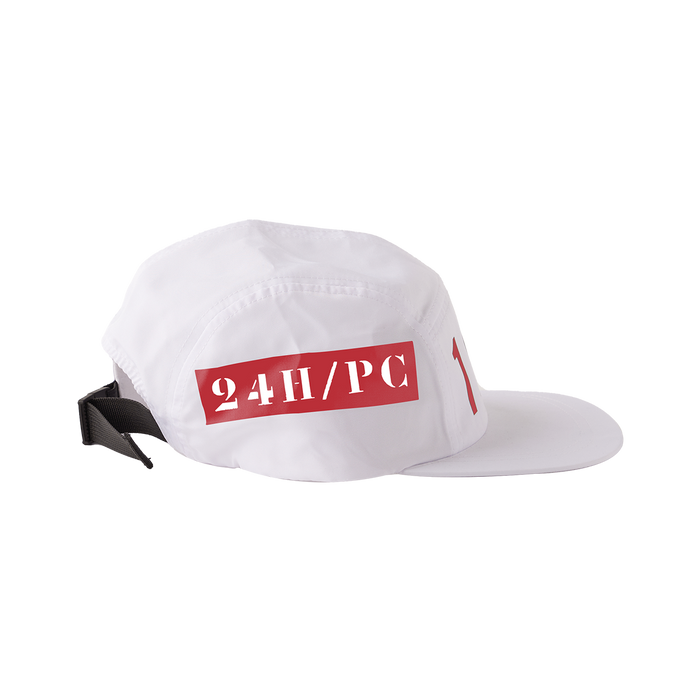 P.C. x 24H 5-PANEL NYLON HAT RED / BLACK