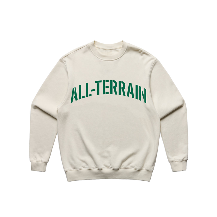 P.C. X TOYO TIRES ALL TERRAIN CREWNECK CREAM