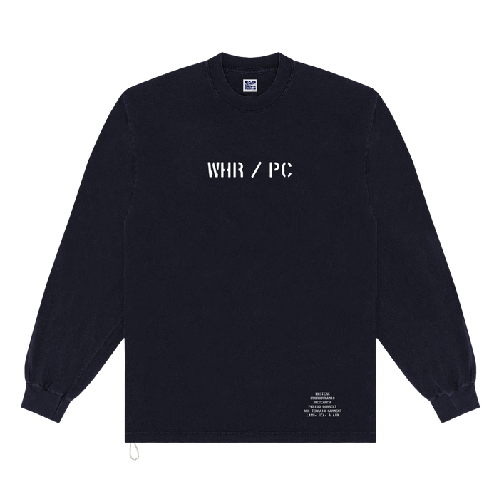 P.C. x WHR L/S TEE NAVY